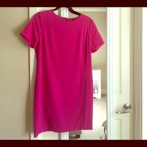 NWOT Wells Grace Magenta shift dress Size S